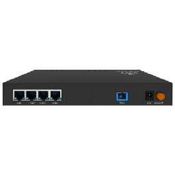 [V2804-4GL-PSE] ONU Dual EPON/GPON / 4 Puertos PoE 802.3af/at Gigabit / 1 Puerto SC/UPC | V2804-4GL-PSE