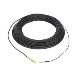 [LP-100-SCA] Rollo de Fibra Óptica Drop Redonda G657A2 Monomodo Simplex de 100 Metros (328.08 Pies) con Conectores SC/APC-SC/APC para Instalaciones Aéreas, Subterráneas o a la Intemperie | LP-100-SCA