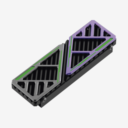 [HS-RADIATOR-MH1] Disipador de Calor para SSD M.2 / Aleación de Aluminio / Fácil de Instalar / Compatible con Computadoras de Escritorio y PS5 | HS-RADIATOR-MH1