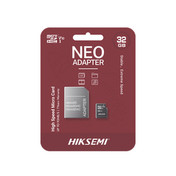 [HS-TF-C1/32G/NEO/A] Memoria microSD con Adaptador Ideal para Celular o Tablet / 32 GB / Multipropósito / Clase 10 / 92 MB/s Lectura / 50 MB/s Escritura | HS-TF-C1/32G/NEO/A