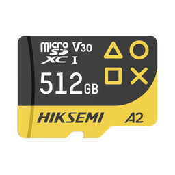 [HS-TF-G3/512G] Memoria microSDXC / 512GB / Velocidad 200MB/s Lectura / 150MB/s Escritura / V30 U3 A2 / Gaming / Compatibilidad Amplia | HS-TF-G3/512G