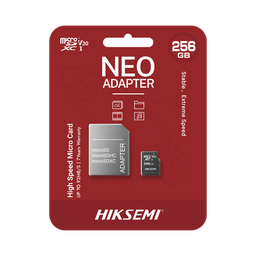[HS-TF-C1/256G/NEO/A] Memoria microSD con Adaptador Ideal para Celular o Tablet / 256 GB / Multipropósito | HS-TF-C1/256G/NEO/A