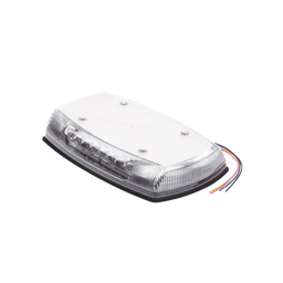 [X-5590CB] Mini Barra de Luces Ultra Brillante, color domo claro, LED azul, Ideal para Seguridad Privada | X-5590CB