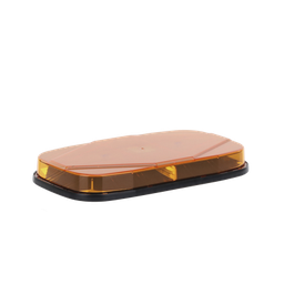 [HL15PA] Mini barra de luces. 24 LED, 15 pulgadas, Highlighter LED, Ambar, Domo Ambar, Montaje Permanente, Ideal para Seguridad Privada | HL15PA