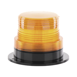 [X127A] Burbuja Brillante de Larga Vida Útil, con 8 LEDs Color Ambar, Domo Ambar, 110 Vca | X127A