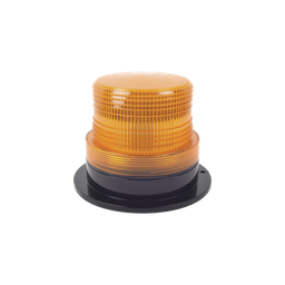 [X126-A] Burbuja brillante  de Larga Vida Útil con 8 LEDs, color ámbar, domo ámbar, 12Vcd | X126-A