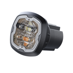 [SPF16W] Estrobo Oculto, 6 LED, Claro, SAE Clase I, Empotrable, Lente Transparente | SPF16W