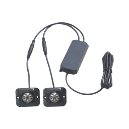 [X12RW] Estrobos Ocultos de 6 LED, Color Rojo/Claro, Ideales para Vehículos Encubierto | X12RW