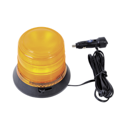 [X905-A] Burbuja Brillante de 6 LEDs, Color Ámbar con Montaje Magnético | X905-A