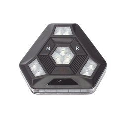 [XLTE1985RB] Luz Auxiliar Rojo/Azul Ultra Brillante Para Automóviles, Motocicletas y Bicicletas Con Montaje Magnético | XLTE1985RB