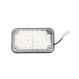 [XLTE595RW] Luz de Advertencia de 6X4", Bicolor Rojo/Claro, Ideal para Ambulancias | XLTE595RW