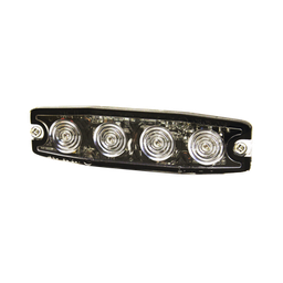 [SPL4A] Luz Auxiliar de 4 LED, ámbar, SAE Clase I, Lente transparente | SPL4A