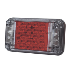 [XLTE2345R] Luz de Advertencia de 7X4", Color Rojo, Con Luces de Trabajo, Ideal para Ambulancias | XLTE2345R