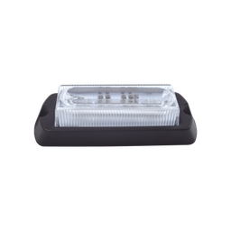 [X13A] Luz Auxiliar Ultra Brillante X13 de 4 LEDs, color Ámbar, con mica transparente. | X13A