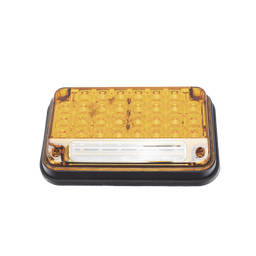 [XLTE2335A] Luz de Advertencia de 7X4", Color Ambar, Con Luz de Trabajo, Ideal para Ambulancias | XLTE2335A