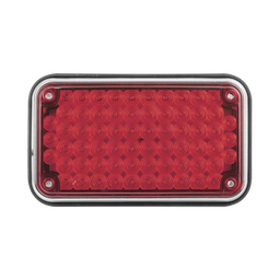 [XLTE595-R] Luz de Advertencia de 6X4", Color Rojo, Ideal para Ambulancias | XLTE595-R